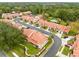 Aerial view of the neighborhood with lush greenery and well-manicured lawns at 3336 Gray Fox Cv # 3336, Apopka, FL 32703
