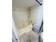This bathroom features a soaking tub with tile surround and a shower head at 4364 White Pine Ave # 3, Orlando, FL 32811