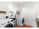 Functional laundry room with LG washer, dryer and a deep utility sink at 522 Cherokee Dr, Orlando, FL 32801