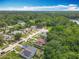 Expansive aerial view of a tranquil residential area surrounded by lush greenery and blue skies at 10460 Riva Ridge Trl, Orlando, FL 32817