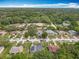 Picturesque aerial view of a quiet neighborhood with tree-lined streets and well-maintained properties at 10460 Riva Ridge Trl, Orlando, FL 32817