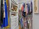 Well-organized closet featuring built-in drawers and hanging rods at 1141 Waldorf Ct, Winter Springs, FL 32708