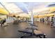 Gym features ample workout machines and weights for residents to enjoy at 151 E Washington St # 5B, Orlando, FL 32801