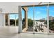 Light-filled living room featuring large windows with beautiful views of Lake Eola at 151 E Washington St # 5B, Orlando, FL 32801