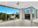 Spacious living room with panoramic views of the city skyline and Lake Eola at 151 E Washington St # 5B, Orlando, FL 32801