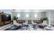 Modern lobby with comfortable seating area and TV, creating a welcoming atmosphere at 151 E Washington St # 5B, Orlando, FL 32801