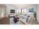 Staged bedroom with a cozy atmosphere, stylish decor, and ample natural light at 3748 Idlebrook Cir # 202, Casselberry, FL 32707