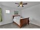 Bedroom featuring a full bed, ceiling fan and a window at 391 Cabello Dr, Davenport, FL 33837