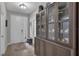 Welcoming entryway with a cabinet for display at 391 Cabello Dr, Davenport, FL 33837