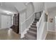 Hallway with a staircase to the second level of the home at 391 Cabello Dr, Davenport, FL 33837