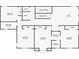 Detailed floorplan showcasing the upper level layout with multiple bedrooms, bathrooms, and a central loft area at 4265 Foxhound Dr, Clermont, FL 34711