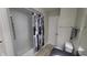 Updated bathroom with shower and tub combo and vanity, with a granite countertop at 445 Fountainhead Cir # 262, Kissimmee, FL 34741