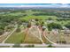 The outline shows the expansive property's boundaries, highlighting its large lot with mature trees at 516 Petes Ln, Davenport, FL 33837