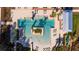 Aerial view of a stunning community pool with a unique layout and surrounding amenities at 859 Easley Ave, Winter Garden, FL 34787
