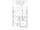 Detailed floor plan layout of the home with labeled rooms and dimensions at 8622 La Isla Dr, Kissimmee, FL 34747