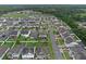 Overhead image of the neighborhood with pools, playgrounds and gardens at 10078 Hampshire Oaks Dr, Orlando, FL 32825