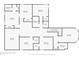 Detailed floor plan showcasing the layout of the second floor, including bedrooms, bathrooms and theater at 10078 Hampshire Oaks Dr, Orlando, FL 32825