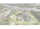 Aerial shot of a waterside home with easy access to canals and the open bay at 1721 Perch Ln, Sanford, FL 32771