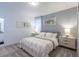 Comfortable bedroom featuring a cozy bed, nightstands, and stylish decor at 2924 Protagonist St, Kissimmee, FL 34746