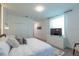 This bright main bedroom offers white walls, matching dresser, and a plush, comfortable carpet at 2924 Protagonist St, Kissimmee, FL 34746