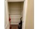 Walk-in closet with organized shelving, providing ample storage space for home essentials at 3235 Brasilia Ave, Kissimmee, FL 34747