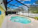 Beautiful pool area with screened enclosure, ideal for relaxation and outdoor gatherings at 328 E Minnehaha Ave, Clermont, FL 34711