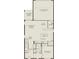 Detailed first floor plan with kitchen, gathering room, cafe, garage and covered lanai at 5056 Starling Bird Ln, St Cloud, FL 34771