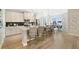 Open concept eat-in kitchen and dining area offers flexible living at 5550 Sabal Dr, St Cloud, FL 34771
