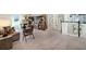 Comfortable living room featuring stylish furniture and custom built-ins at 5550 Sabal Dr, St Cloud, FL 34771