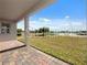 Outdoor patio features brick pavers, pillars, and ample space for outdoor living at 5550 Sabal Dr, St Cloud, FL 34771