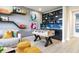 Inviting living room with bar area, stylish decor, and plenty of space for entertaining at 842 Creeping Fig St, Apopka, FL 32703