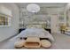 Bright bedroom featuring elegant decor and a unique light fixture at 11103 Bridge House Rd, Windermere, FL 34786