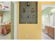 Hallway with views to a bedroom and bathroom at 118 Ventana Dr, Kissimmee, FL 34759