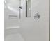 Bright tile shower with a built in bench and lots of natural light at 13461 Panama Beach Ct, Orlando, FL 32827