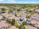 Beautiful residential neighborhood with swimming pools, mature trees, and well-manicured lawns visible from an aerial perspective at 14423 Tambourine Dr, Orlando, FL 32837