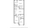 Upstairs floor plan featuring bedrooms, bathrooms, Gathering room, laundry, and W.I.C. layout at 1462 Brookdale Ct, Oviedo, FL 32765