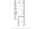 Detailed first floor plan showing kitchen, living room, garage, and screened porch layouts at 1462 Brookdale Ct, Oviedo, FL 32765