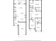 Combined floor plans showcasing the layout of both floors with dimensions for reference at 1462 Brookdale Ct, Oviedo, FL 32765