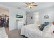 Spacious main bedroom with a walk-in closet and access to a private ensuite bathroom at 1462 Brookdale Ct, Oviedo, FL 32765