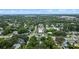 A sprawling aerial view of a residential area filled with lush greenery, manicured lawns, and diverse home styles at 1519 N Westmoreland Dr, Orlando, FL 32804