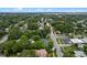 A serene aerial view showcasing a lush, tree-lined neighborhood with well-maintained homes and landscaping at 1519 N Westmoreland Dr, Orlando, FL 32804