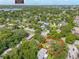 Aerial view shows the property's proximity to Downtown Orlando at 1901 Loch Berry Rd, Winter Park, FL 32792