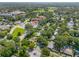 Community aerial view highlighting the proximity of nearby schools and parks at 1901 Loch Berry Rd, Winter Park, FL 32792
