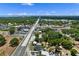 Aerial view of property with lines, showcasing the strategic location along a main thoroughfare at 209 N 14Th St, Leesburg, FL 34748