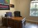 Spacious home office with a large desk and an organized workspace at 2258 Rickover Pl, Winter Garden, FL 34787