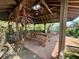 Community pavilion with picnic tables and lush tropical landscaping at 234 Afton Sq # 305, Altamonte Springs, FL 32714