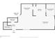 Detailed floor plan of the home's first floor layout with kitchen, living room, and covered patio at 2502 Seven Oaks Dr, St Cloud, FL 34772
