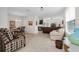 Open-concept living area combining a dining space and a welcoming Gathering room at 2502 Seven Oaks Dr, St Cloud, FL 34772