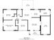 Detailed floor plan layout showing dimensions of bedrooms, living areas, and other rooms at 26 Channing Ave, Orlando, FL 32811