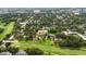 Aerial view shows the home at 3215 Greens Ave nestled between Dubsdread Golf Course and Interstate 4 in Orlando, Florida at 3215 Greens Ave, Orlando, FL 32804